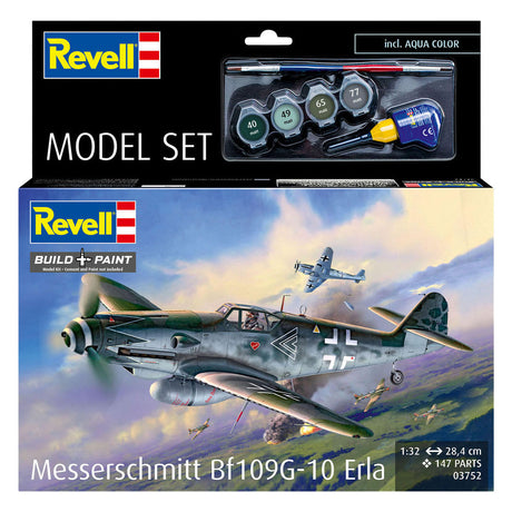 Revell Modellbausatz Modellset Messerschmitt bf109g-10 Erla 1:32 - 147tlg.