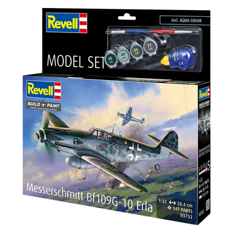 Revell Modellbausatz Modellset Messerschmitt bf109g-10 Erla 1:32 - 147tlg.