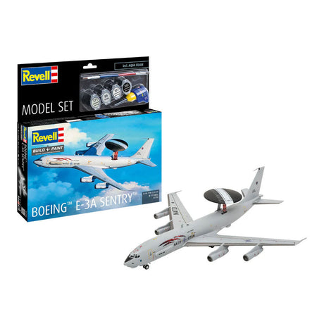 Revell Modellbausatz Modellset Boeing e-3a 1:144 - 77tlg.