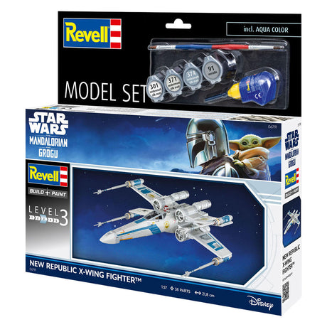 Revell Modellbausatz The Mandalorian und Grogu New Republic X-Wing Fighter 1:57 – 38-teilig.