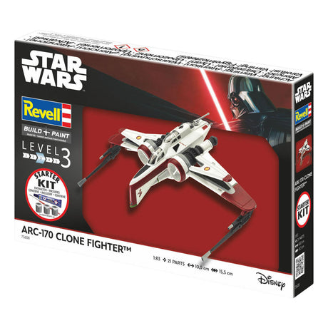 Revell modelbouwpakket starter kit arc-170 fighter 1:58 - 21dlg.