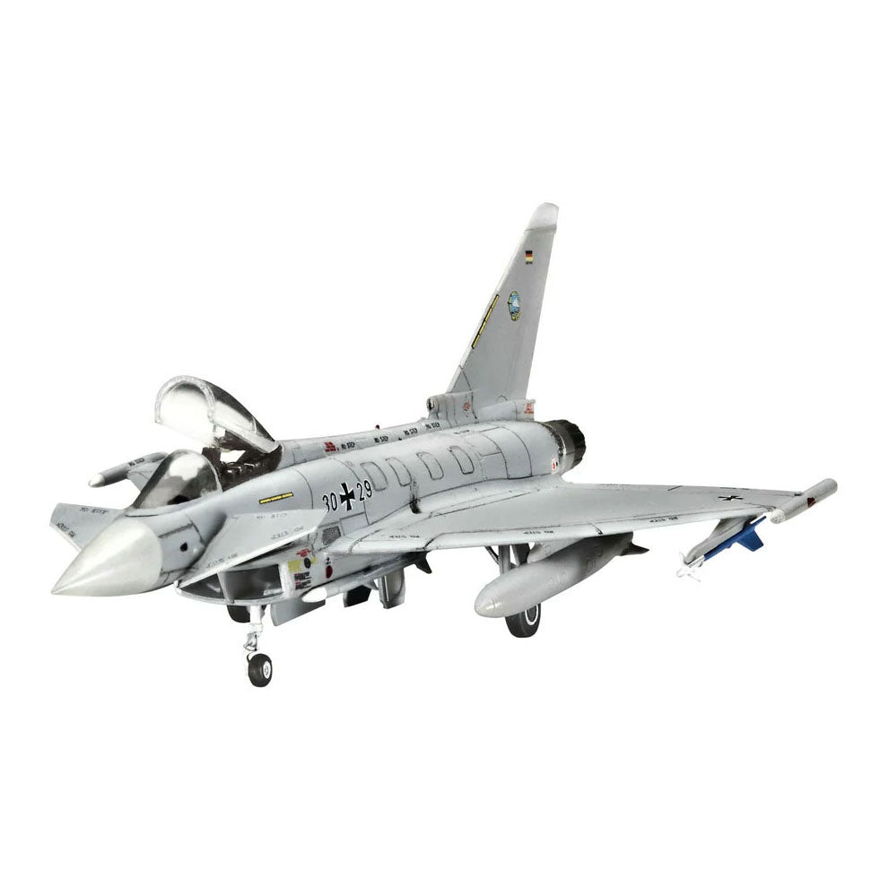 Revell Modellbausatz Starterkit Eurofighter Typhoon (Einsitzer) 1:144 - 63-tlg.