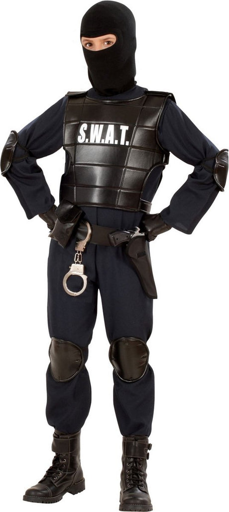 Finidi-Polizeianzug SWAT-Spezialeinheit Kind