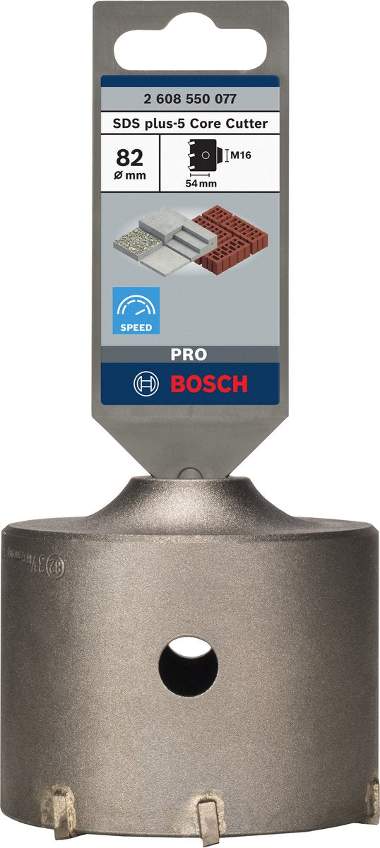 Bosch pro sds plus-5 core cutter, 82 x 50 x 80 mm