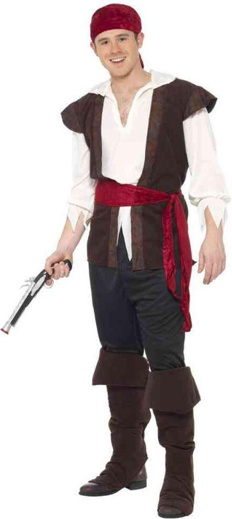 Smiffys compleet piratenpak | verkleedkleding piraat maat l (52-54)