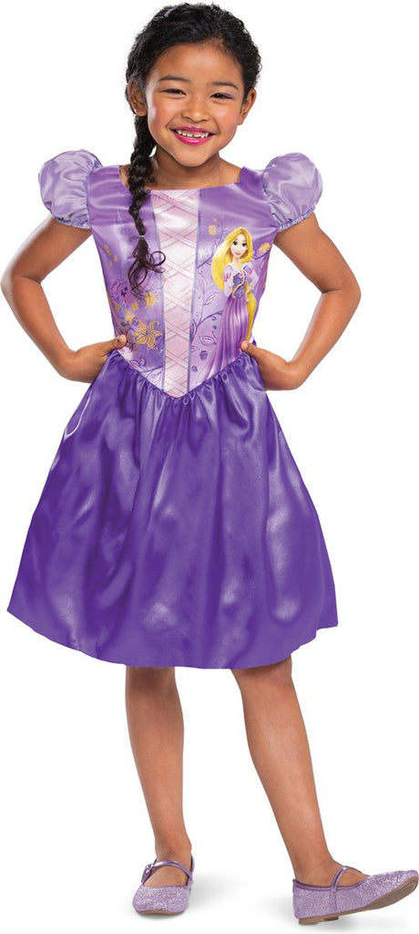 Verkleidung Disney Princess – Tangled, Rapunzel Basic Plus, Größe XS (3T-4T Jahre), Mädchen