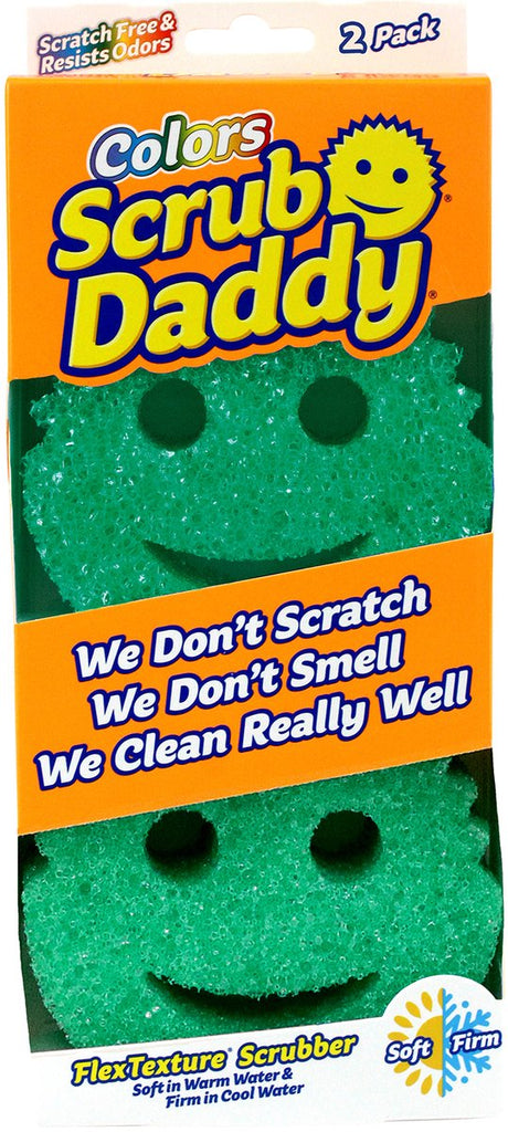 Scrub Daddy Reinigungsschwamm – grün – 2 Stück