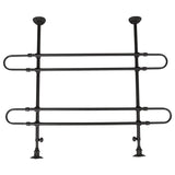 Flamingo Flamingo Car Dog Rack Sima 2 Stangen und 2 Befestigungselemente schwarz