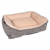 Flamingo Hundekorb Zupo Rechteck 50 x 40 x 16 cm Grau