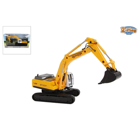 2-Play-Bagger aus Druckguss, 22 cm, gelb