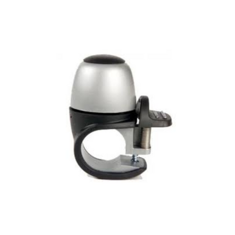 Fahrradglocke Compact II Silber