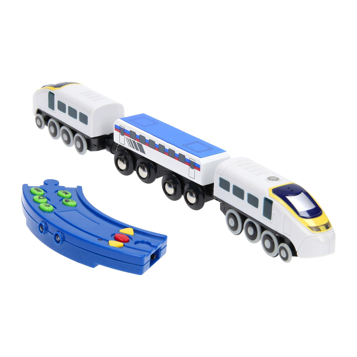 Kleine Fußlokomotive mit Fernbedienung