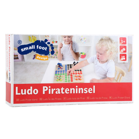 Small Foot - Ludo-Pirateninsel aus Holz