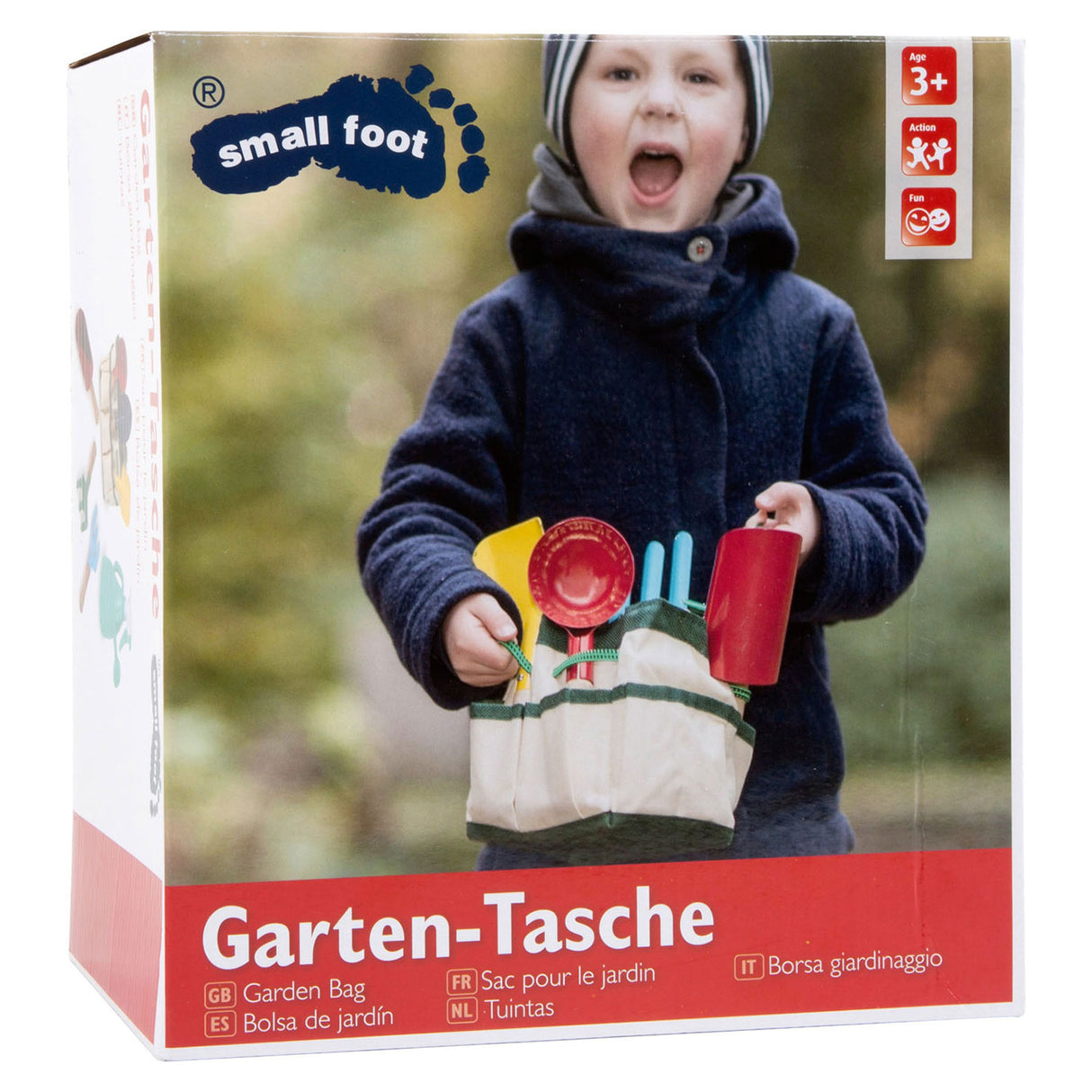 Kleiner Fuß - Tuintas mit Gartenwerkzeugen, 8dlg.