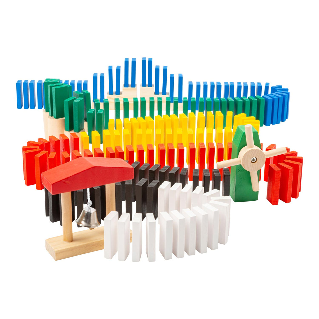 Small Foot - Holz-Domino-Rallye, 490-tlg.