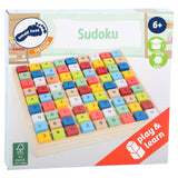 Kleiner Fuß - hölzerne Sudoku -Spielfarbe, 82dlg.