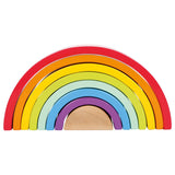 Kleiner Fuß - Holzbausteine ​​Regenbogen, 9dlg.
