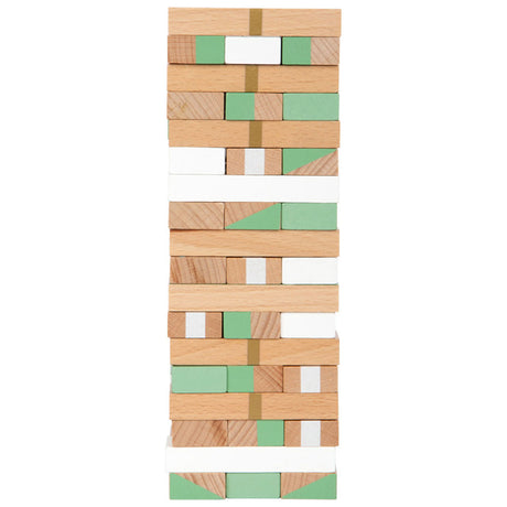 Small Foot - Wackelturmspiel aus Holz, Gold Edition