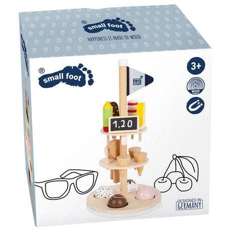 Small Foot - Eiswürfel aus Holz mit Halter, 15 Stk.