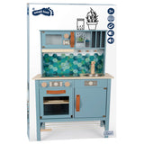 Kleiner Fuß - Holzküche blau, 7dlg.
