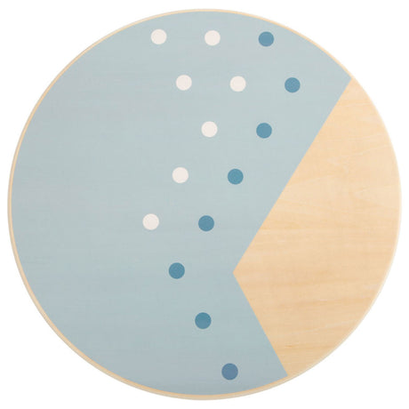Kleiner Fuß - Holzbalancelager blau