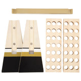 Kleiner Fuß - vier auf 1 Line Wood Golden Edition Spiel