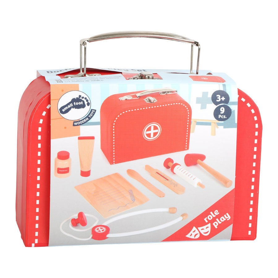 Small Foot - Arztset aus Holz im roten Etui