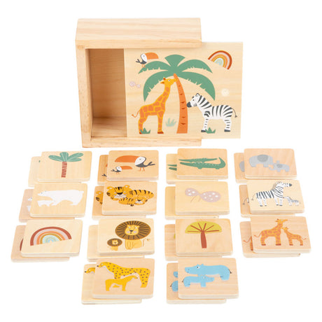 Small Foot - Holz-Memo-Safari