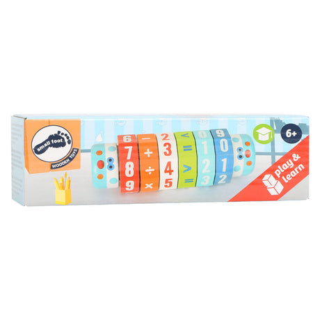 Kleiner Fuß - drehbare Rechenhilfe Holz 1x1