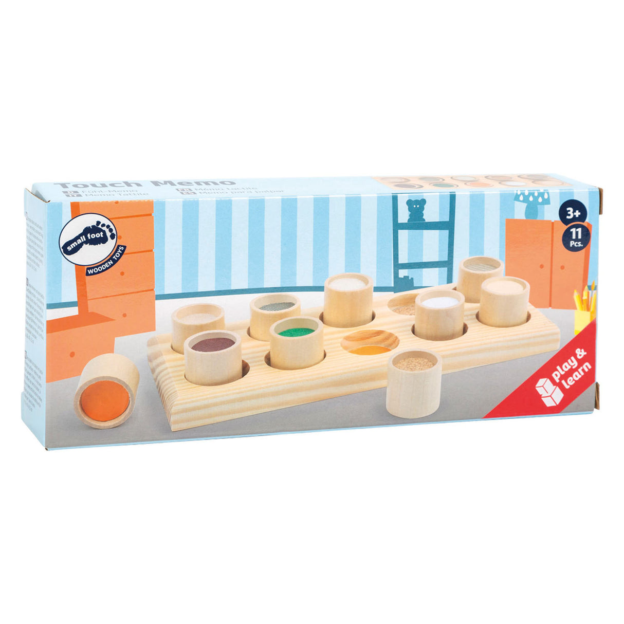 Small Foot - Tastspiel-Memo aus Holz