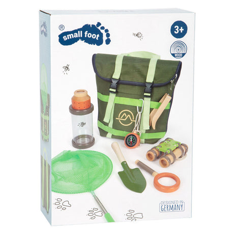 Kleiner Fuß - Rucksack von Explorer mit Discovery Set