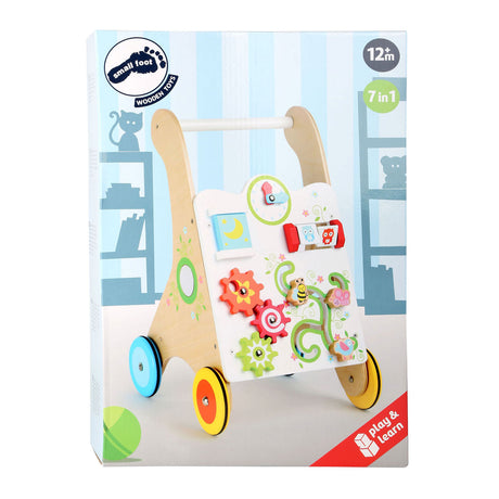 Small Foot – farbenfroher Lauflernwagen aus Holz