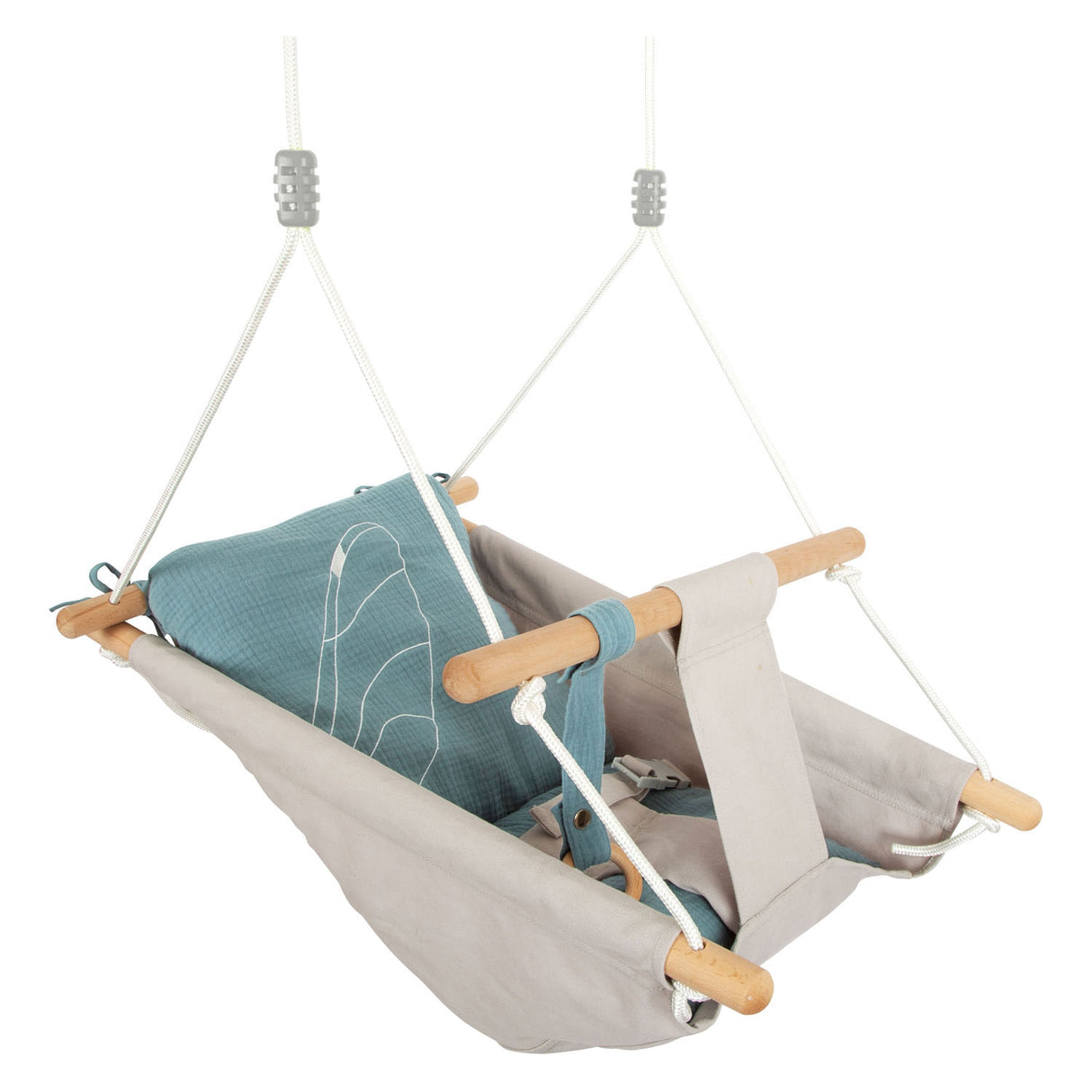 Kleiner Fuß - Holzbaby -Schwung Seeküste