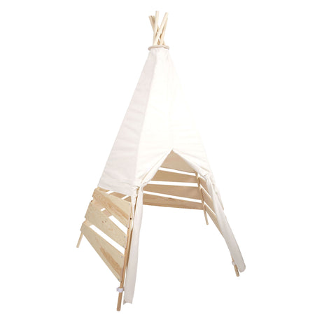 Kleiner Fuß - Holz Tipi Zelt im Freien