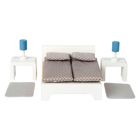 Small Foot - Puppenhausmöbel-Komplettset aus Holz, 28-teilig.
