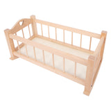 Kleiner Fuß Holz Schwung Puppenbett natürlich