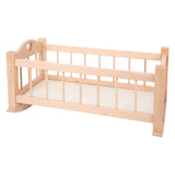 Kleiner Fuß Holz Schwung Puppenbett natürlich