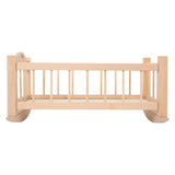 Kleiner Fuß Holz Schwung Puppenbett natürlich