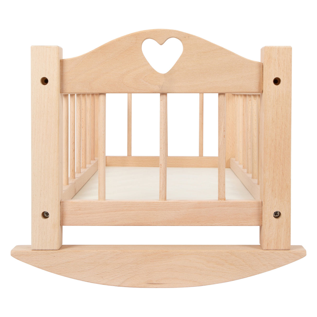 Kleiner Fuß Holz Schwung Puppenbett natürlich