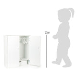Small Foot Puppenschrank aus Holz 53 cm weiß