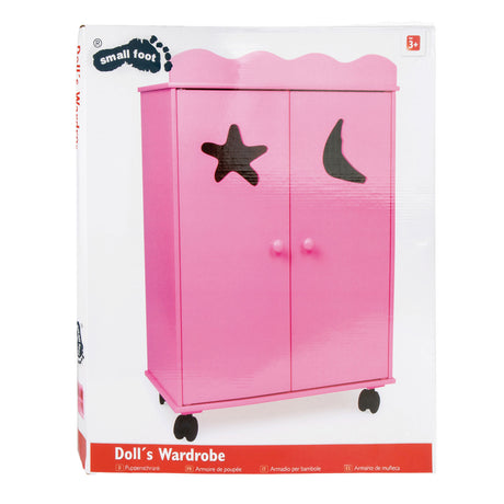 Small Foot - Puppenschrank aus Holz rosa