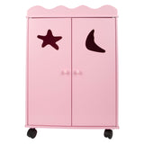 Small Foot - Puppenschrank aus Holz rosa