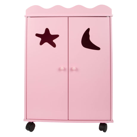 Small Foot - Puppenschrank aus Holz rosa