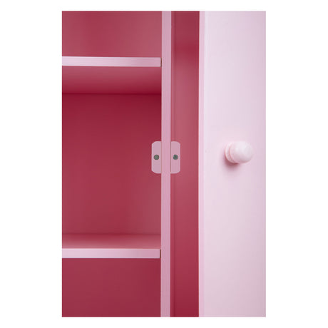 Small Foot - Puppenschrank aus Holz rosa