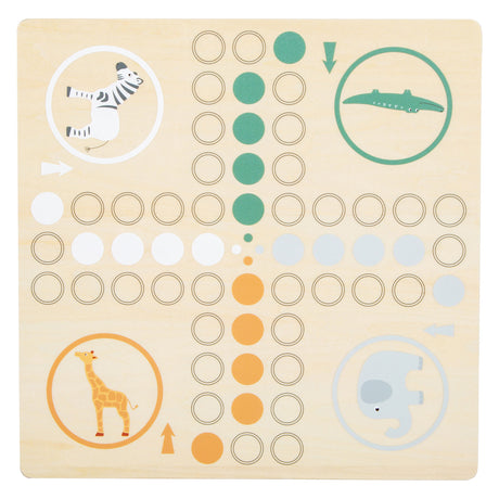 Small Foot - Holz-Ludo-Spiel Safari