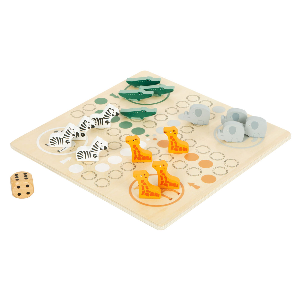 Small Foot - Holz-Ludo-Spiel Safari