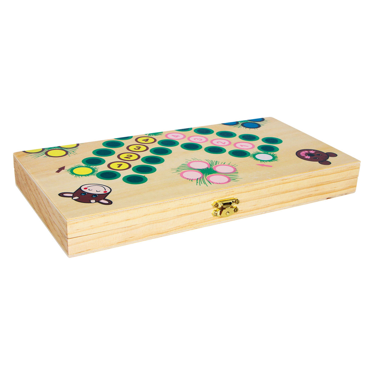 Small Foot - Ludo-Spiel auf dem Bauernhof aus Holz