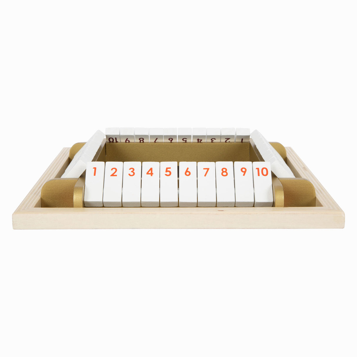 Small Foot - Shut the Box Holzwürfelspiel Gold Edition