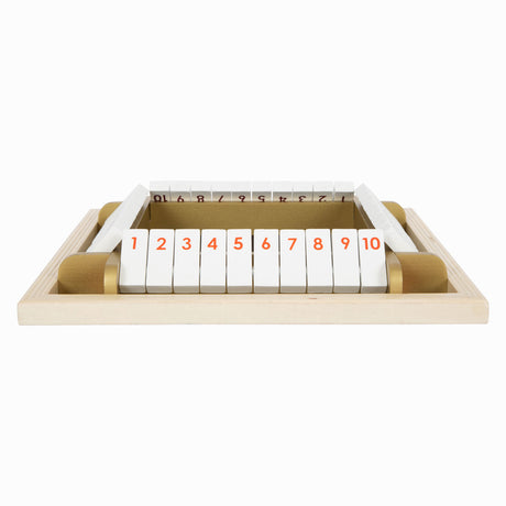 Kleiner Fuß Schließe die Box Houten Dice Game Gold Edition