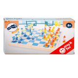 Kleine Fußhölzernschachspiel Ritter